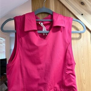 Women's Gold Hinge Pink Sleeveless Top